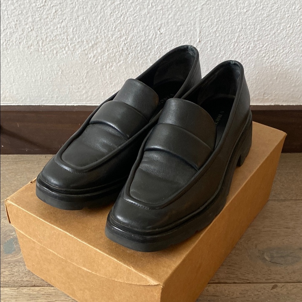 Vince Black Loafers